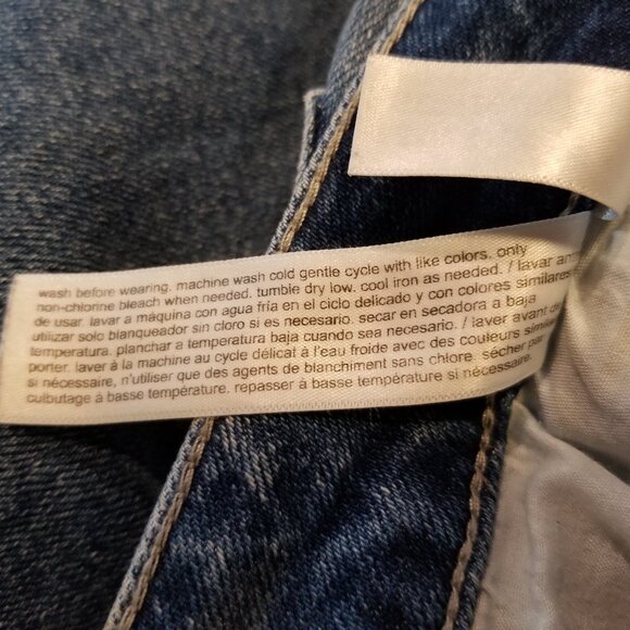 Eloquii Womens Plus Size 26 Jeans Crop Pockets Straight Leg Stretch - Picture 8 of 8